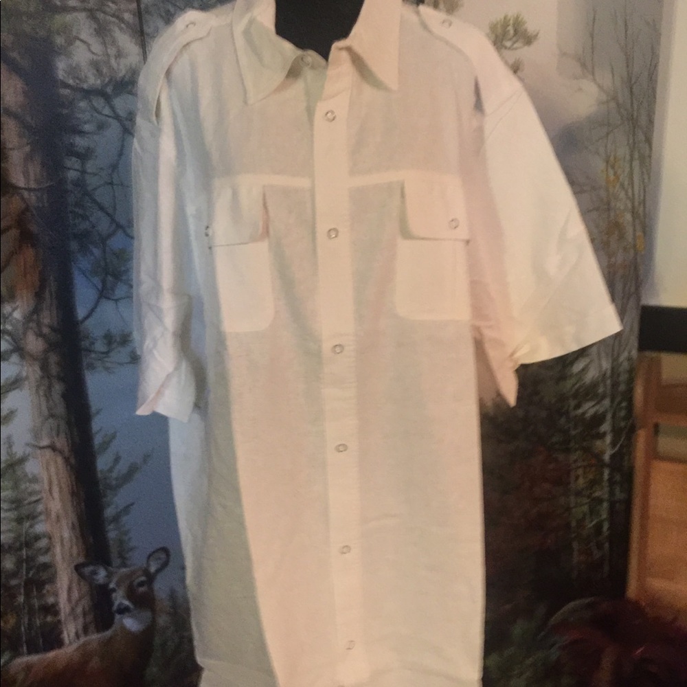 Men’s Boulder Creek 2XL BIG short sleeve button up